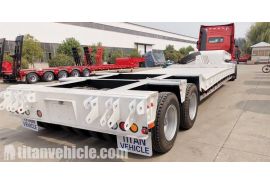 2 Line 4 Axle Lowbed Trailer will be sent to Mauritania on Sep 27th