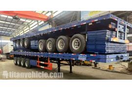 4 Axle Fence Semi Trailer will be sent to Guyana georgetown,gy