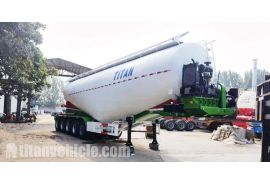 5 Axle 60CBM Cement Tanker Truck Trailer will be sent to Ghana