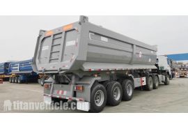 Tri Axle 40CBM Dump Trailer will be sent to Namibia