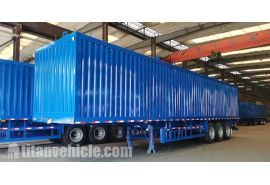 3 Axle 40 Ton Box Semi Trailer will be sent to Nigeria