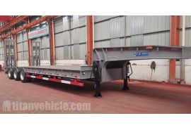 3 Axle 80 Ton Lowbed Trailer has shipped to Philippines