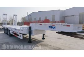 3/4 Axle 60 Ton Low Bed Trailer will be sent to Nigeria