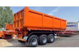 3 Axle 30CBM Semi Tipper Trailer will be sent to Tanzania Dar es salaam