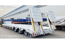 Ethiopia Customer Feedback of 3 Axle 80 Tons Low Bed Trailer