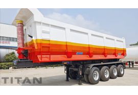 4 Axle Hydraulic End Dump Trailer will be sent to Trinidad