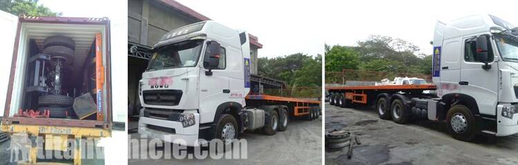 Philippines customers Feedback of Flatbed Semi Trailer