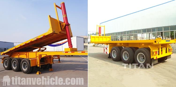 20 Foot Flatbed Tipper Trailer Manufacturer for Sale