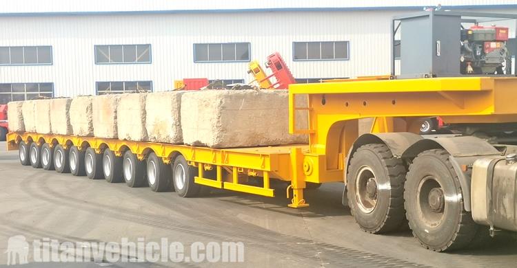 10 Axle 120 Ton Extendable Trailer for Sale In Vietnam