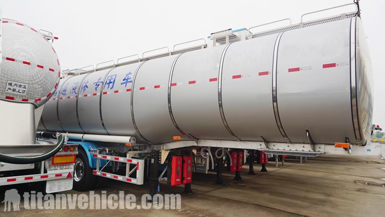 Tri Axle Aluminum Tanker Trailer with Best Price