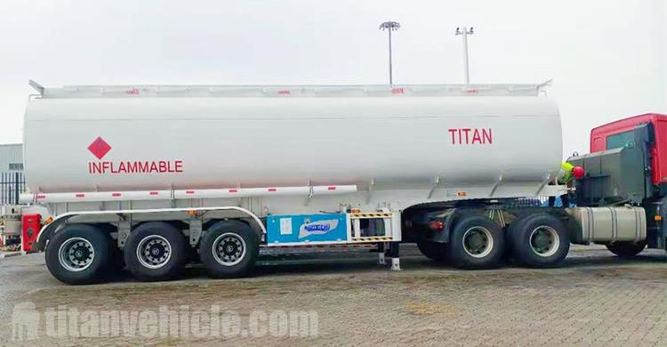 Tri Axle 40000 Liters Petrol Tanker Trailer for Sale In Zimbabwe