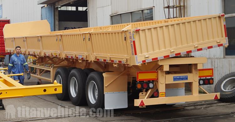 Tri Axle Side Dump Trailer for Sale Manufacturer