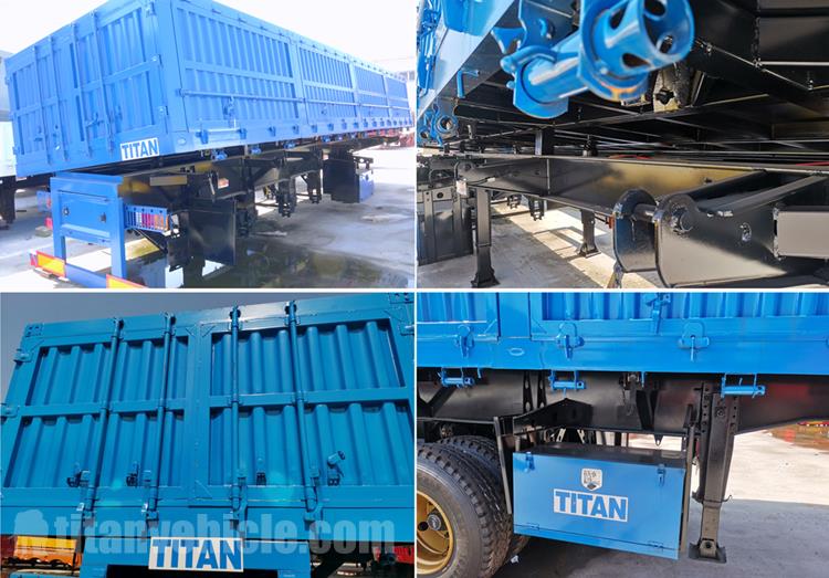 34T Semi Side Tipper Trailer for Sale Manufacturer