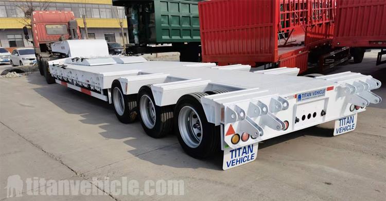 80 Ton Lowbed Truck Trailer for Sale In Gabon