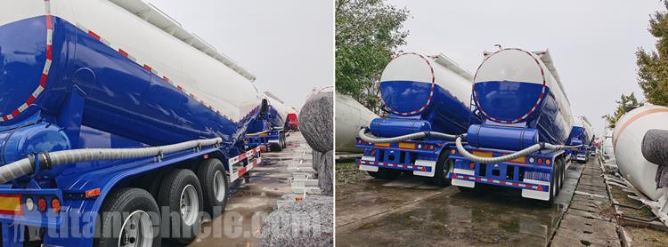 Details of 55CBM Cement Tanker Trailer Manufacturer