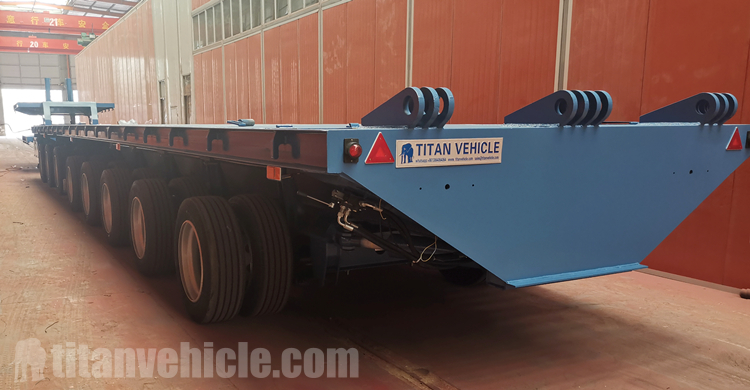 8 Axle 56m Extendable Blade Trailer for Sale In Vietnam