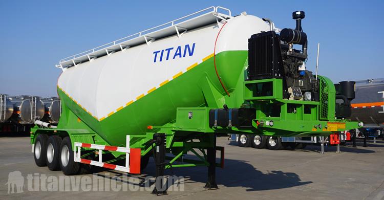 Tri Axle 50 CBM Dry Bulk Trailer for Sale In Burkina Faso