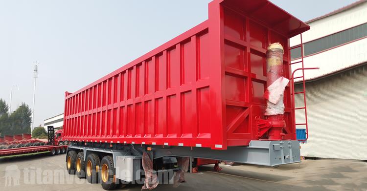 4 Axle 32CBM Dump Semi Trailer for Sale In Mali