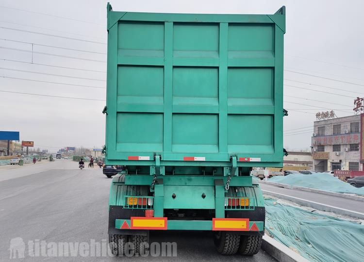 Tri Axle 60 Ton Tractor Tipper Trailer for Sale In Fiji