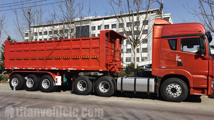 Tri Axle 40 Ton Tipper Trailer for Sale In Tanzania Dar es salaam