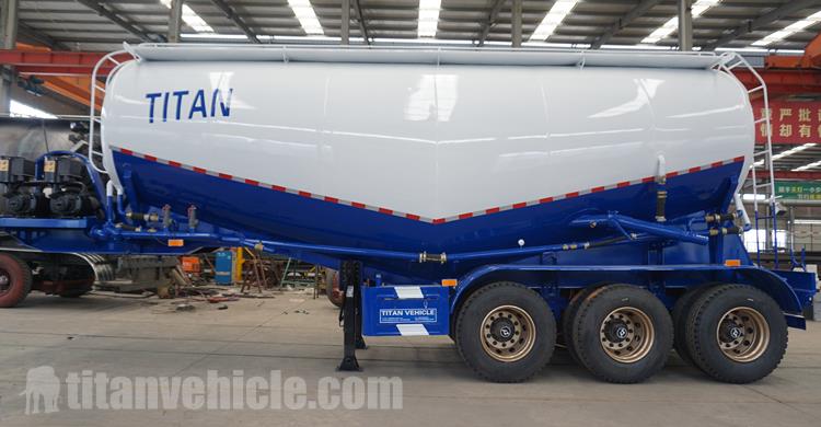 3 Axle 30CBM Bulker Cement Tanker Trailer for Sale In Kazakhstan