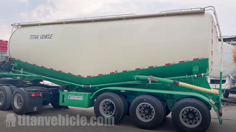 Tri Axle 40CBM Pneumatic Dry Bulk Trailer for Sale in Philippine Manila