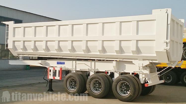 Tri Axle 33CBM Semi Tipper Trailer for Sale In Uganda