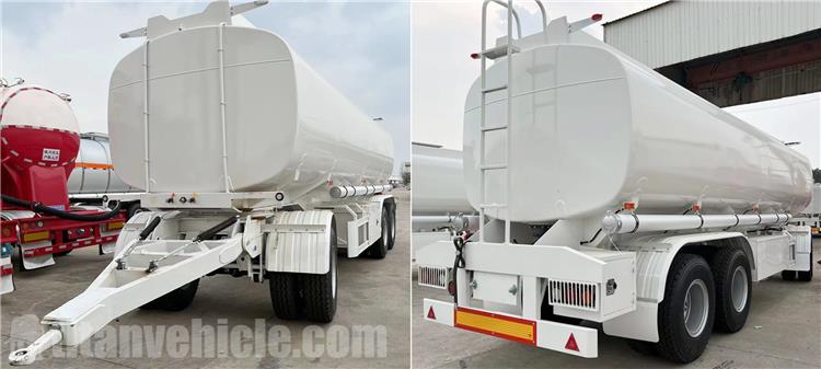 20000 Liters Fuel Oil Tank Full Trailer With Drawbar for Sale In Zimbabwe