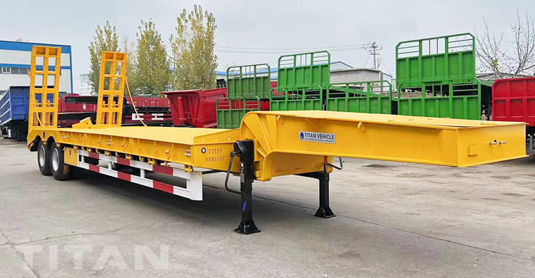 40 Ton 2 Axle Low Loader Trailer for Sale in Philippines