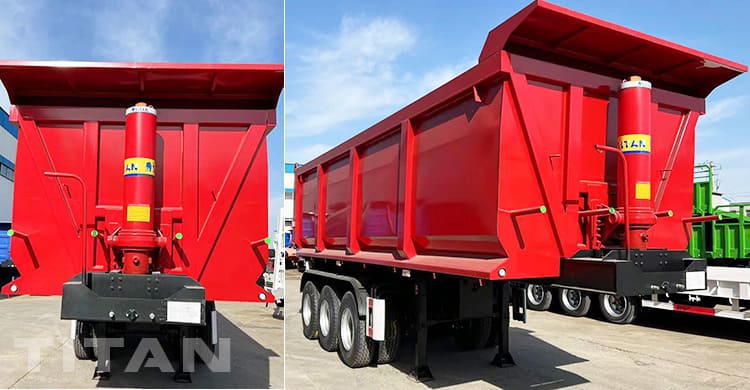 50 Ton Tri Axle Semi Tipper Trailer will be sent to Tanzania Dar Es Salaam