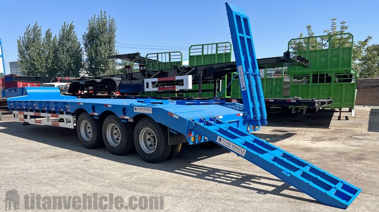 3 Axle 60 Tons Low Bed Trailer 