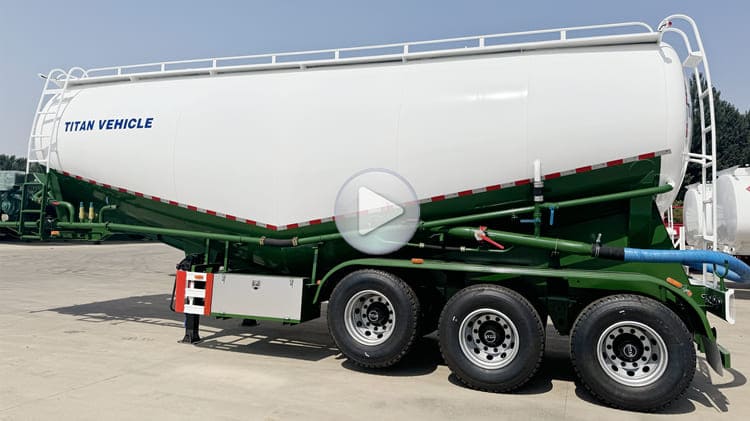 New Tri Axle Cement Tanker Trailer for Sale in  Zambia 