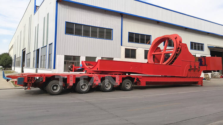 Wind Turbine Transport Vehicles - Modular Trailer with Rotor Blade Adapter