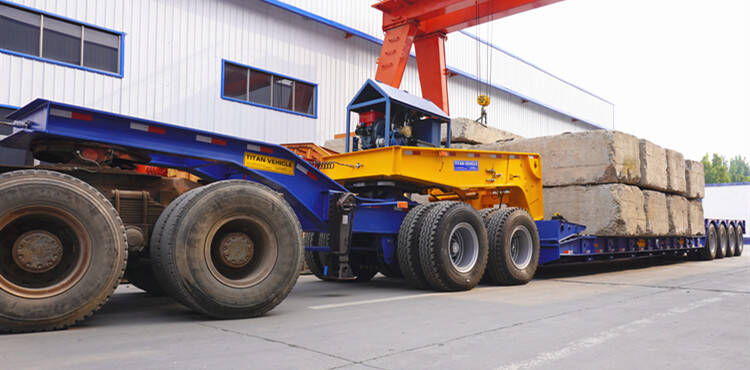 4 Axle 150 Ton Detachable Removable Gooseneck Lowboy with Dolly Trailer for Sale