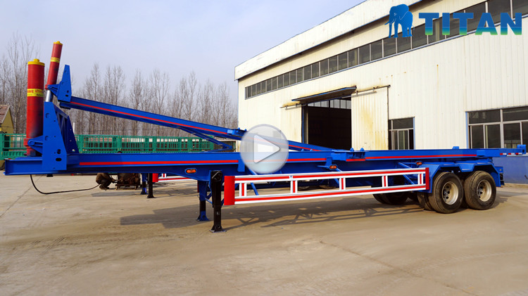 Skeleton tipper trailers video